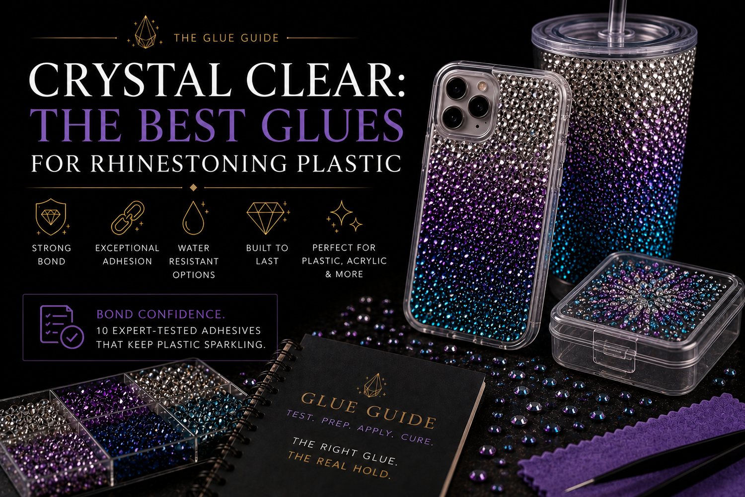 Crystal Clear: The Best Glues for Rhinestoning Plastic