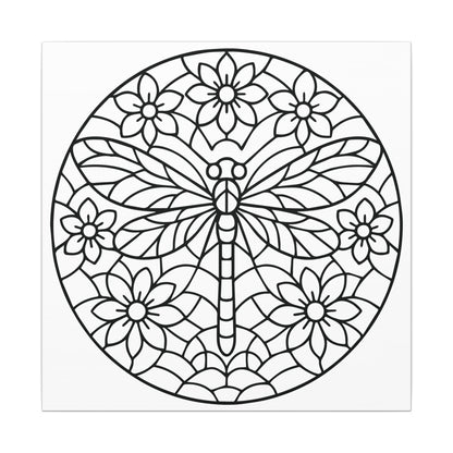 Gossamer - Ready to Paint and Rhinestone Canvas