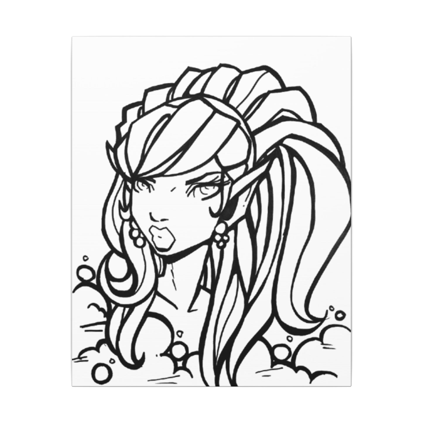 The Fae Don't Forgive - Ready to Paint and Rhinestone Canvas