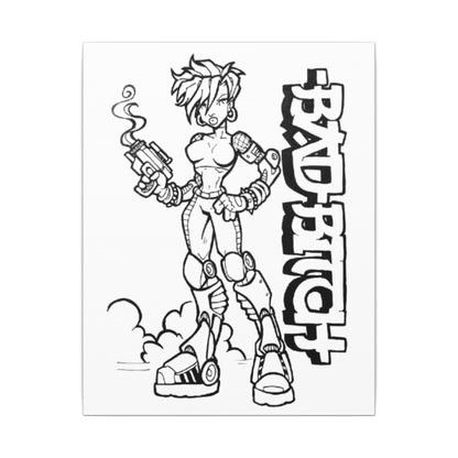 Bad B!tch - Ready to Paint and Rhinestone Canvas