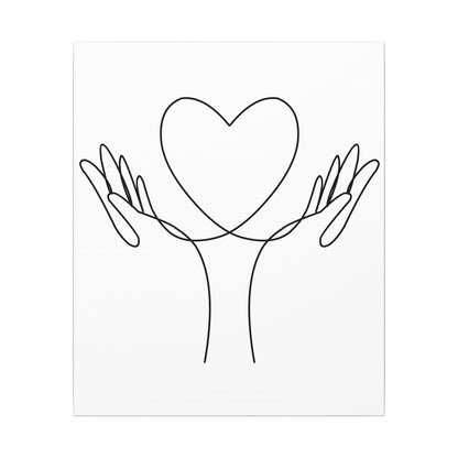 Wholehearted - Ready to Paint and Rhinestone Canvas