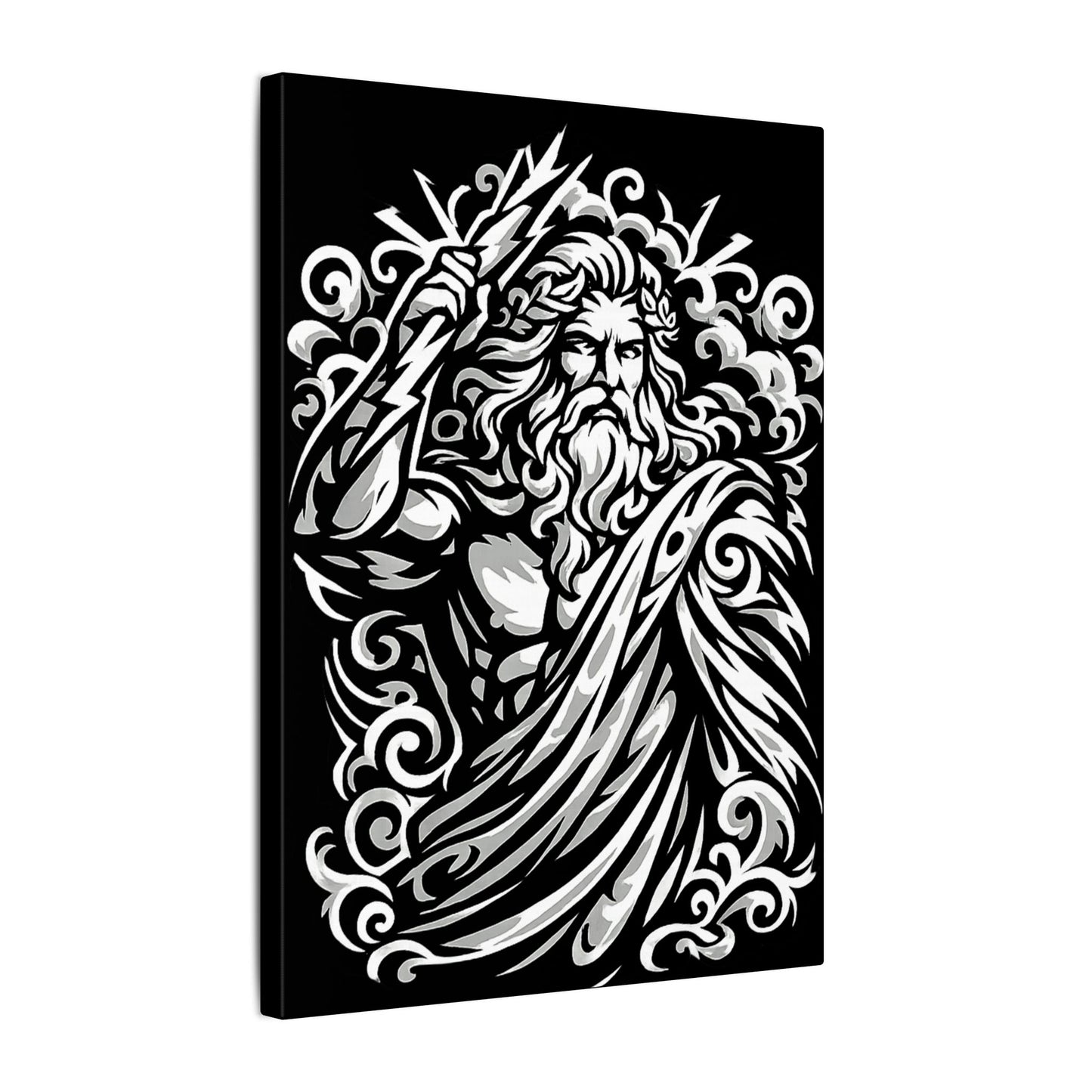 Zeus - 12 x 16 Ready to Rhinestone Canvas (Canvas Only)