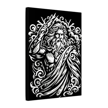 Zeus - 12 x 16 Ready to Rhinestone Canvas (Canvas Only)