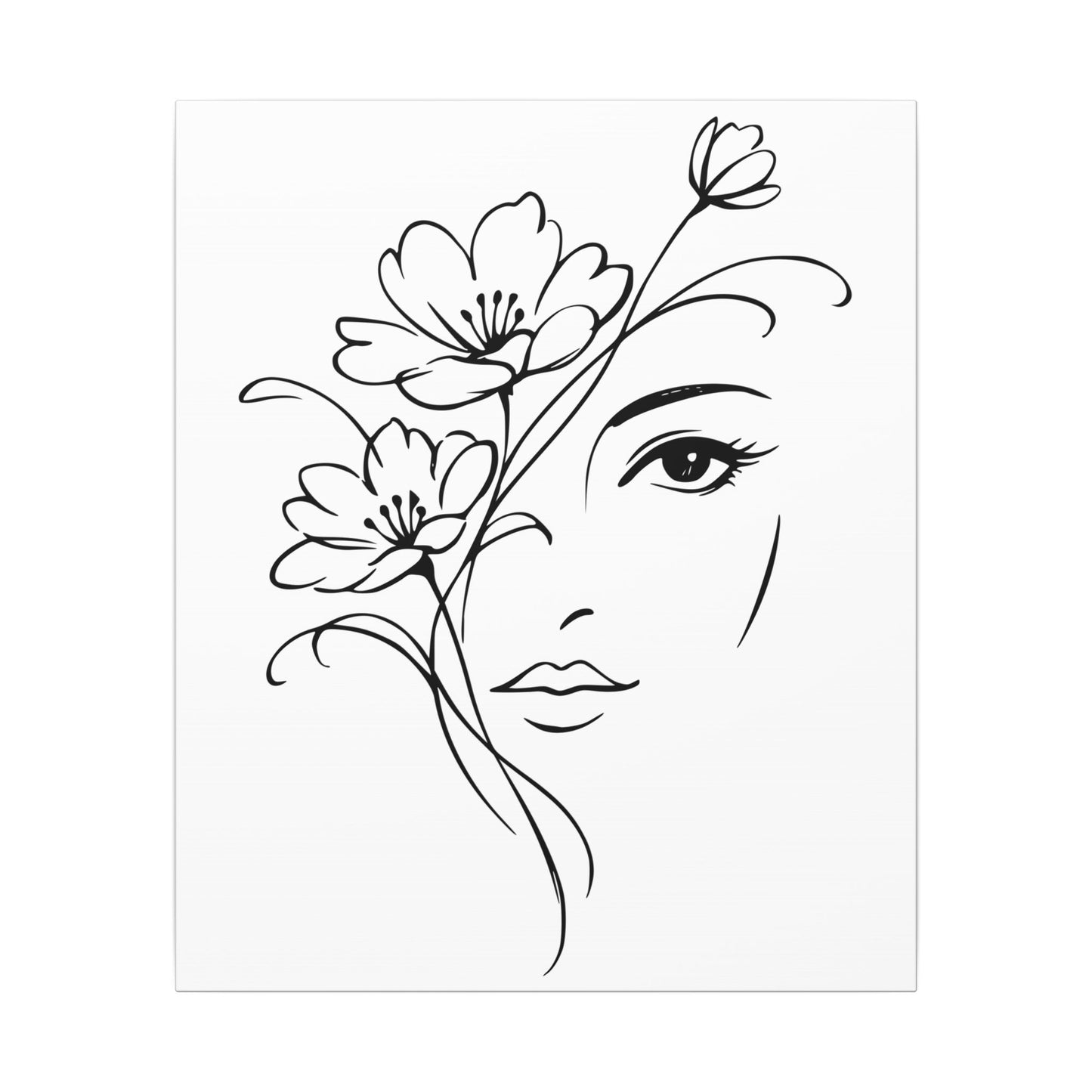 She is the Garden - Ready to Paint and Rhinestone Canvas