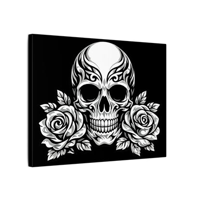 Skully - 16 x 12 Rhinestone Canvas Kit