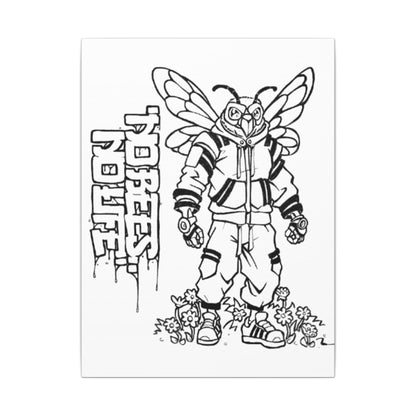 Fresh to the Hive - Ready to Paint and Rhinestone Canvas
