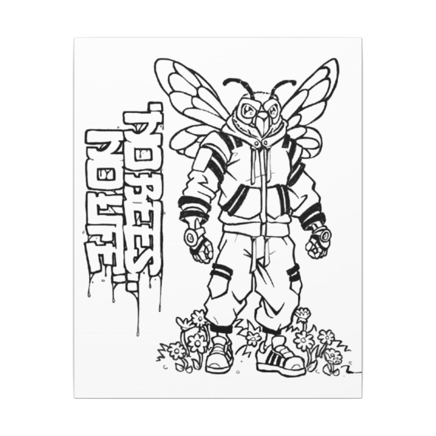 Fresh to the Hive - Ready to Paint and Rhinestone Canvas