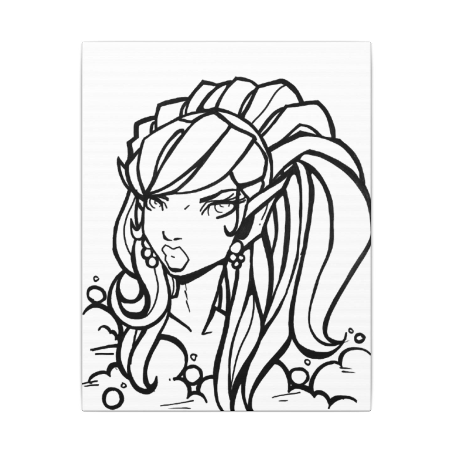 The Fae Don't Forgive - Ready to Paint and Rhinestone Canvas