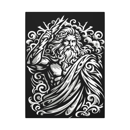 Zeus - 12 x 16 Ready to Rhinestone Canvas (Canvas Only)