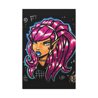 The Fae Don't Forgive (Original Drawing) - Ready to Rhinestone Canvas