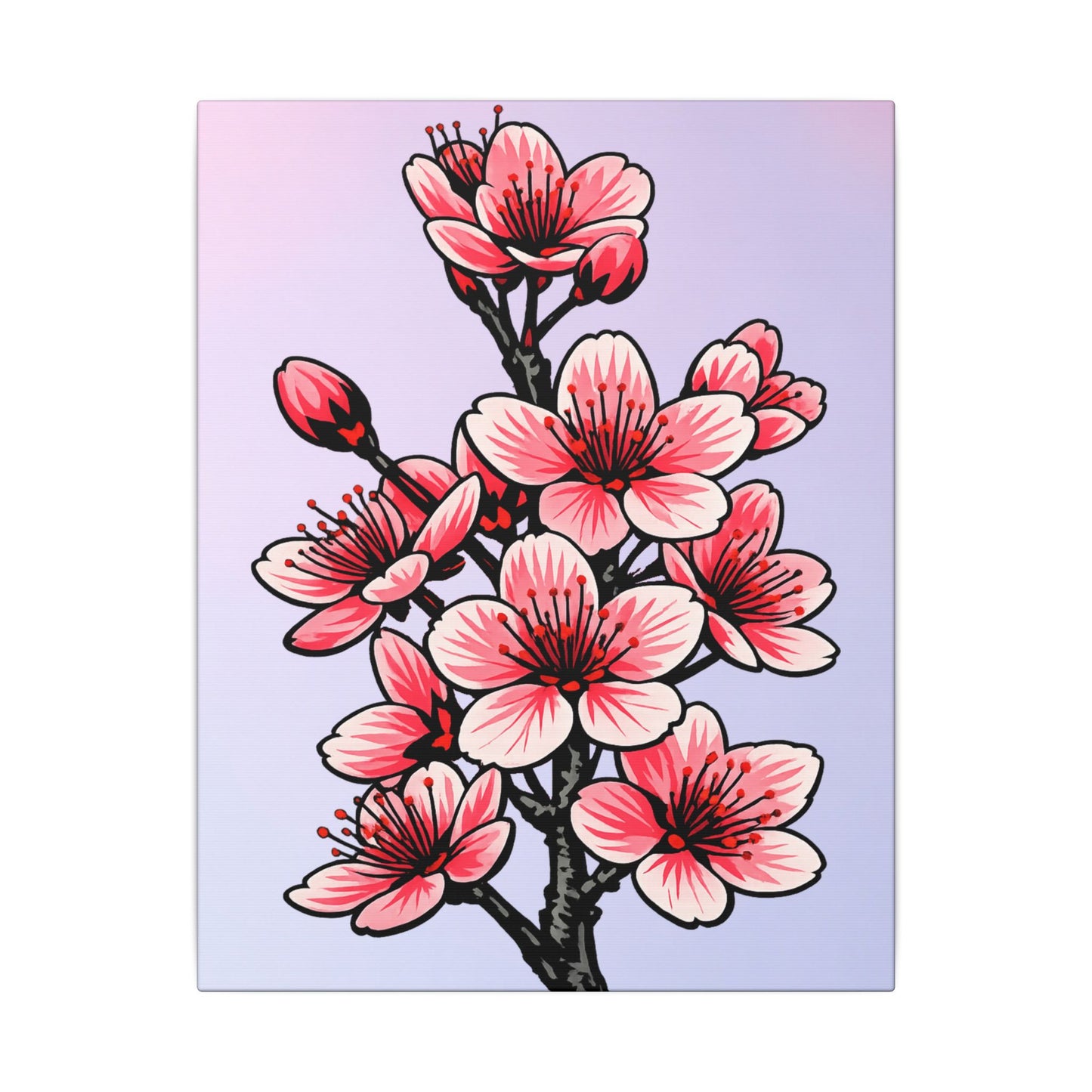 Sakura - Ready to Rhinestone Canvas