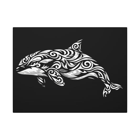 Noirfin - 16 x 12 Ready to Rhinestone Canvas (Canvas Only)