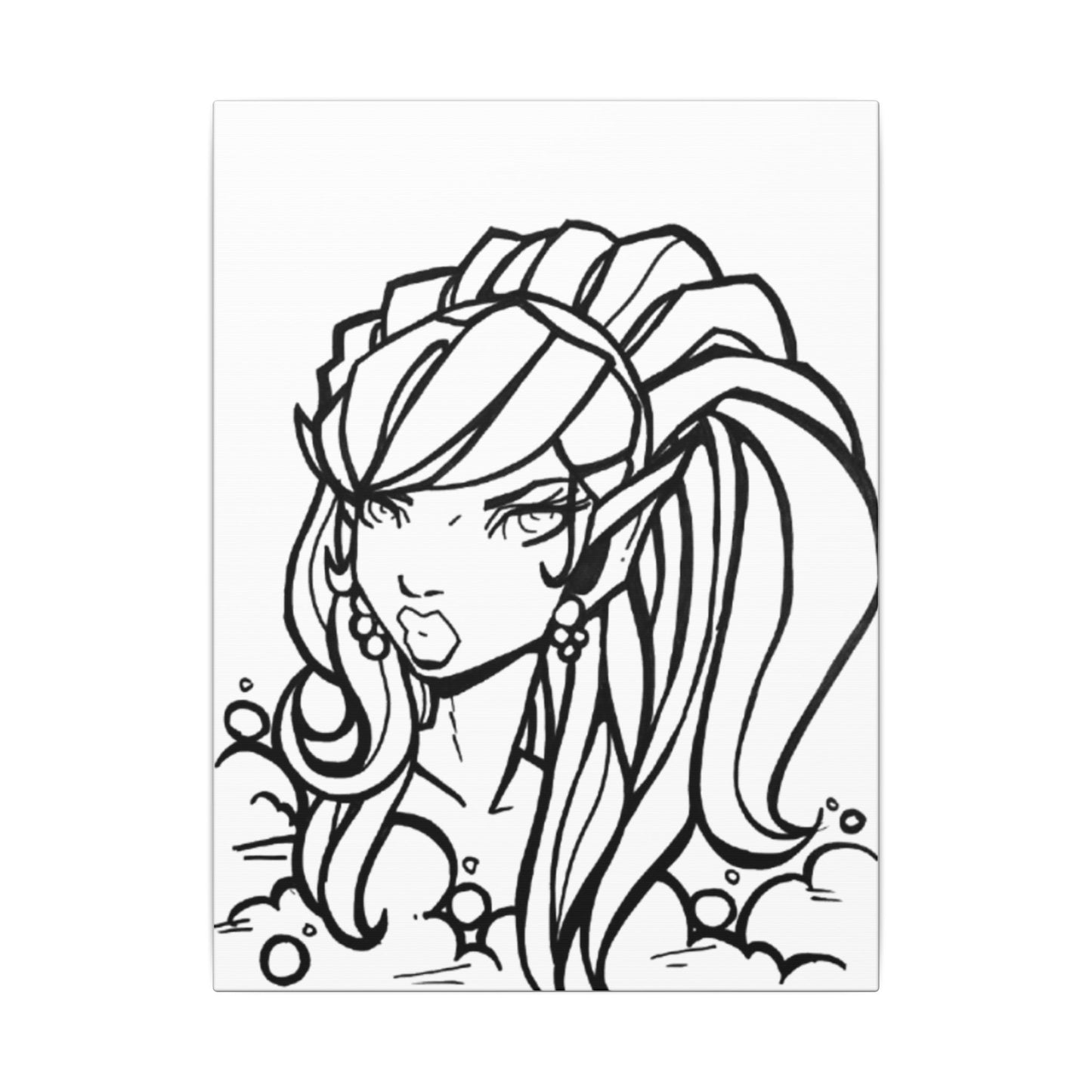 The Fae Don't Forgive - Ready to Paint and Rhinestone Canvas