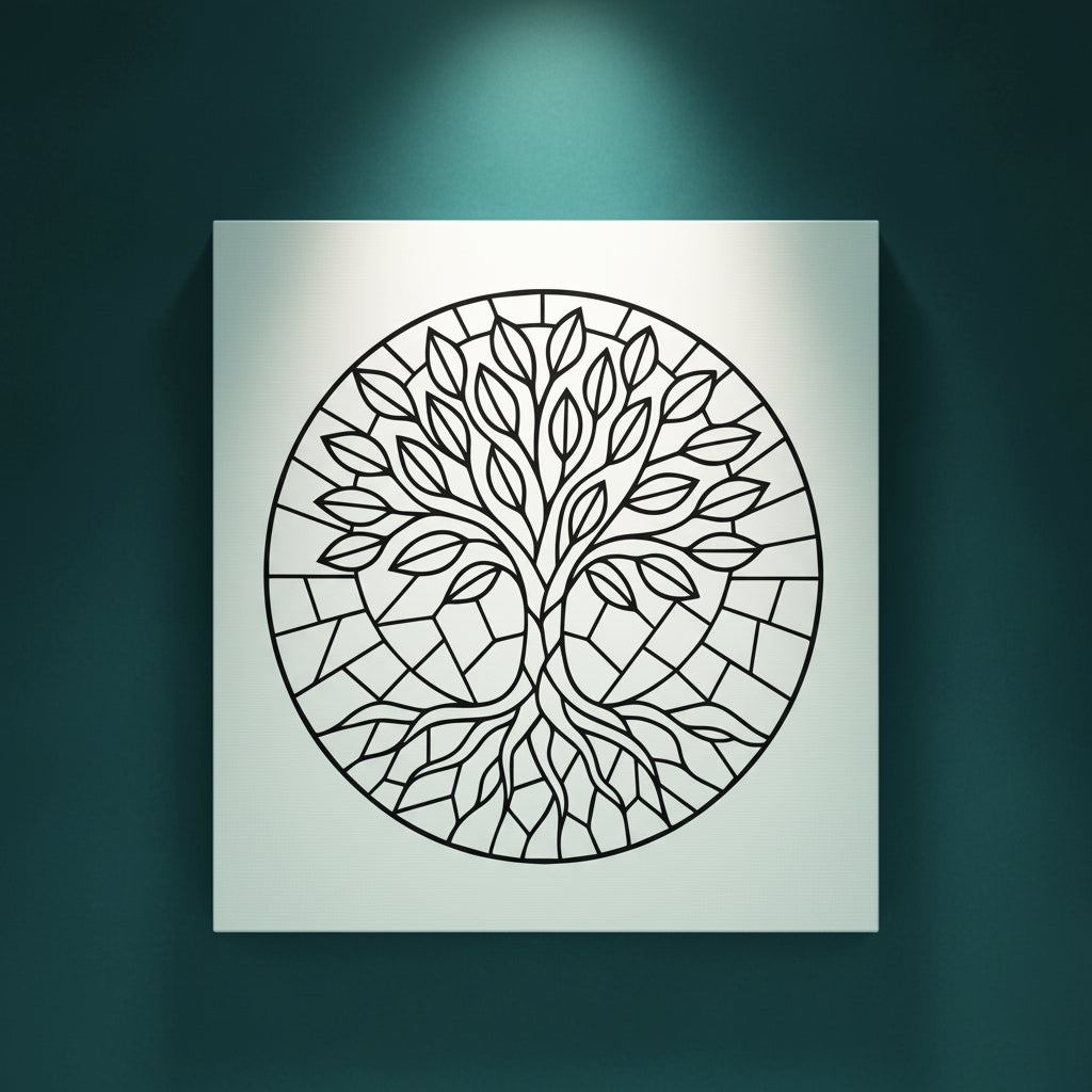 Rooted - Ready to Paint and Rhinestone Canvas
