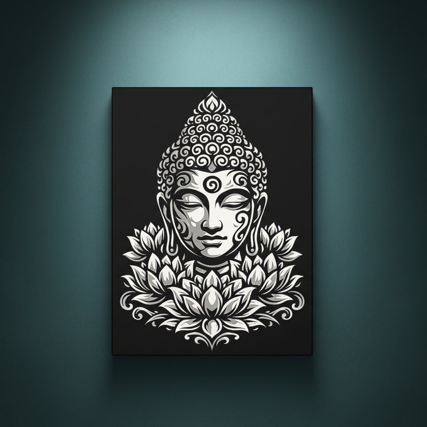 Buddha - 12 x 16 Rhinestone Canvas Kit