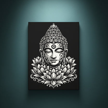 Buddha - 12 x 16 Rhinestone Canvas Kit