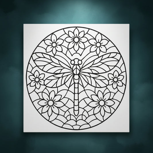 Gossamer - Ready to Paint and Rhinestone Canvas