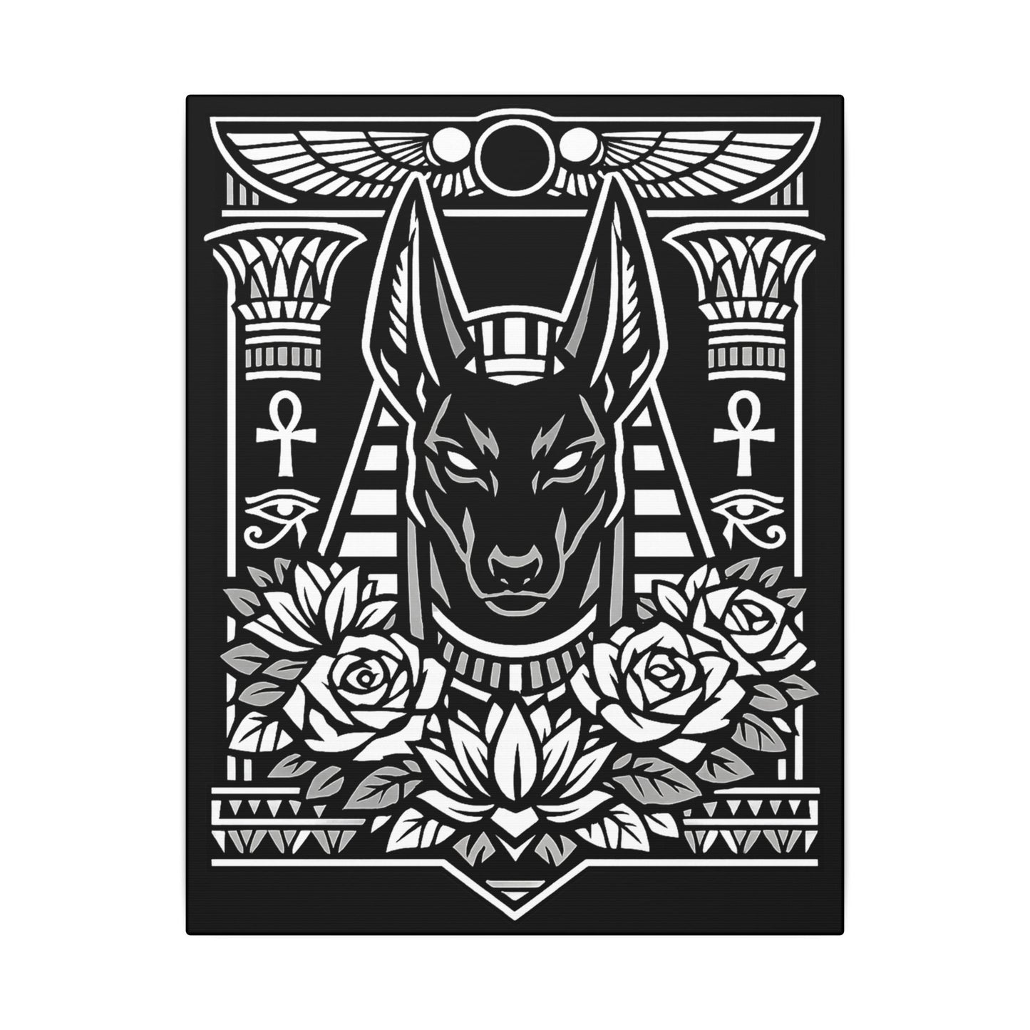 Anubis - Ready to Rhinestone Canvas