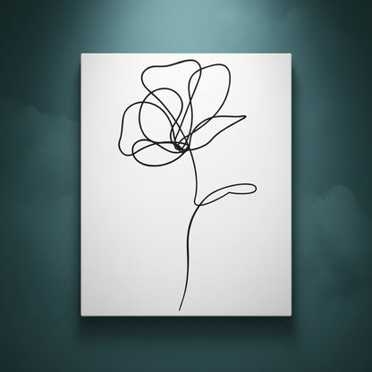 Unfurl - Ready to Paint and Rhinestone Canvas