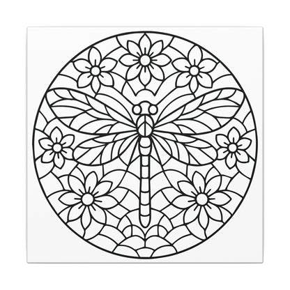 Gossamer - Ready to Paint and Rhinestone Canvas