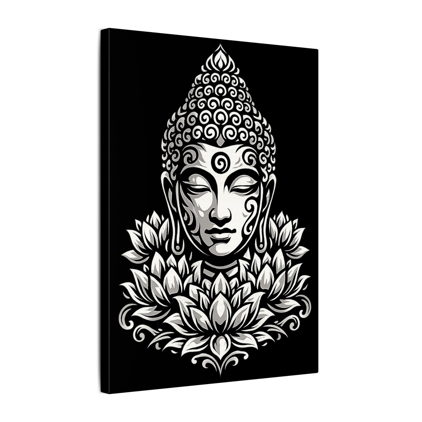Buddha - 12 x 16 Ready to Rhinestone Canvas (Canvas Only)