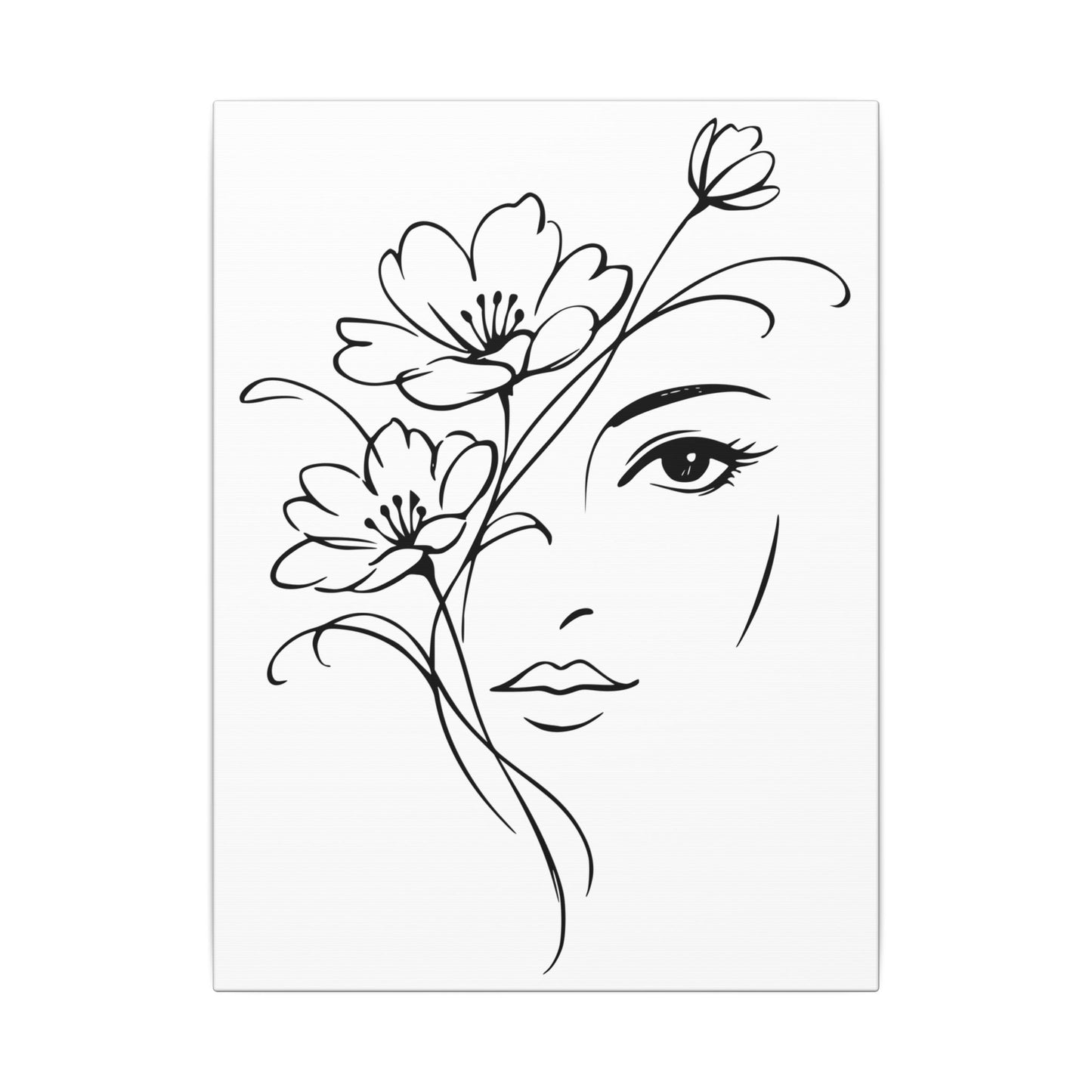 She is the Garden - Ready to Paint and Rhinestone Canvas