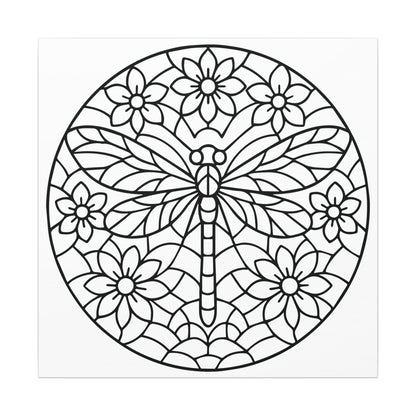 Gossamer - Ready to Paint and Rhinestone Canvas