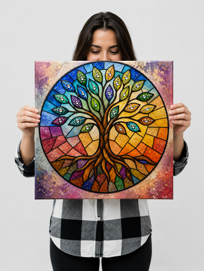 Rooted - Ready to Paint and Rhinestone Canvas