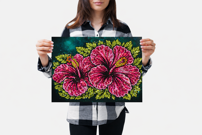 Maga en Flor -  Ready to Rhinestone Canvas
