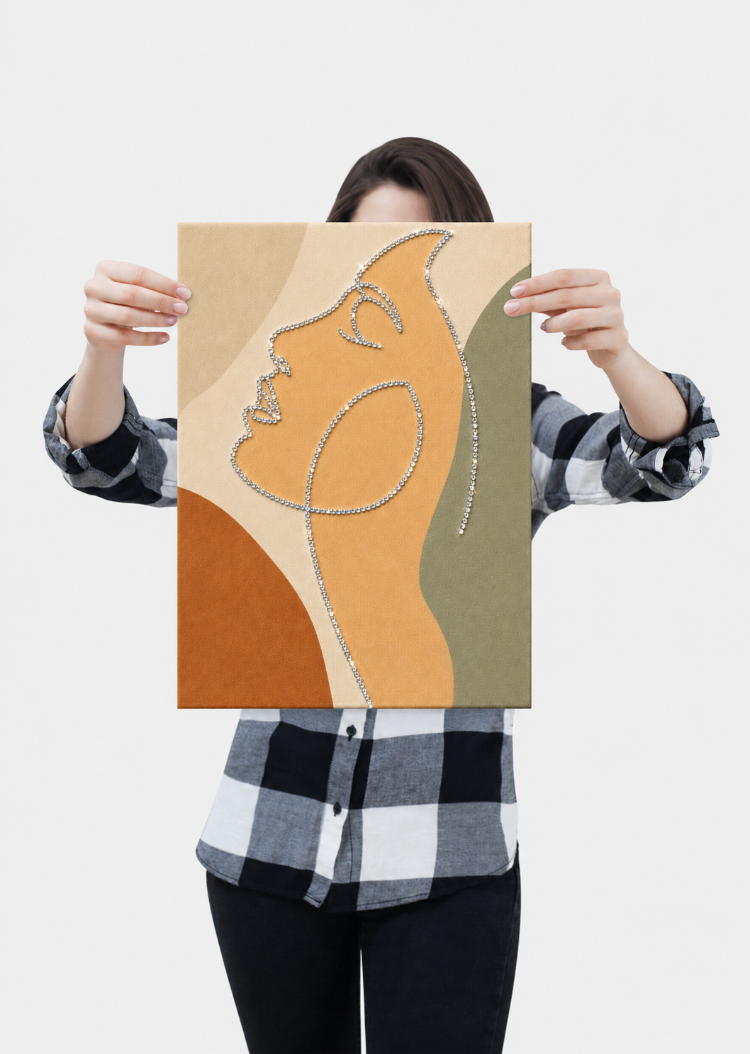 Upward - Ready to Paint and Rhinestone Canvas